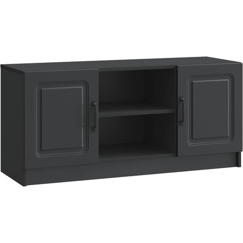 TV ormar Crna 102 x 34,5 x 47 cm Konstruirano drvo Cene