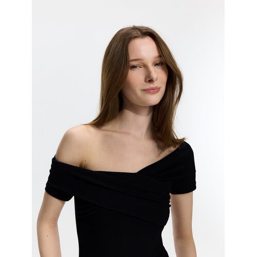 Reserved LADIES` BLOUSE BODY - crno Cijene