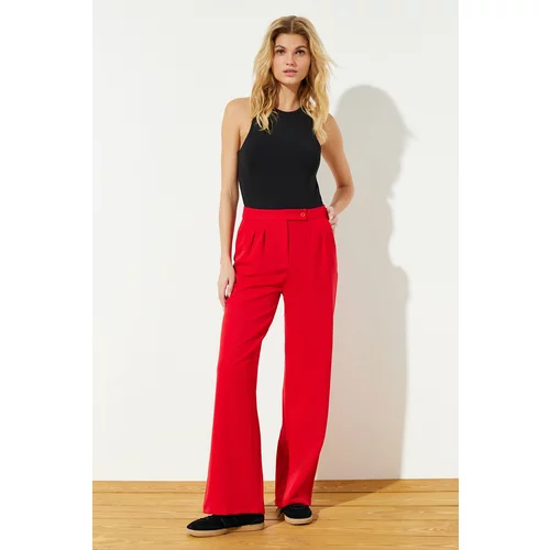 Trendyol Red Woven Trousers