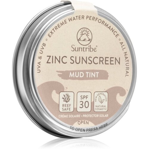 Suntribe Naturkosmetik krema za sončenje s cinkom za obraz in šport tinted zf 30 Cene