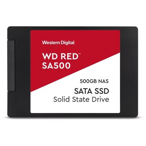 Western Digital WD 500GB SSD RED 3D NAND 6,35(2,5") SATA3 vgradni trdi disk, (672994)