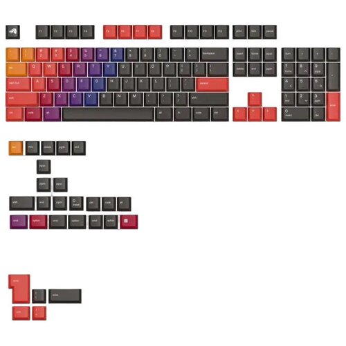 Glorious Keycaps GPBT Gradient Celestial Fire (Kapice za tastaturu) Cene