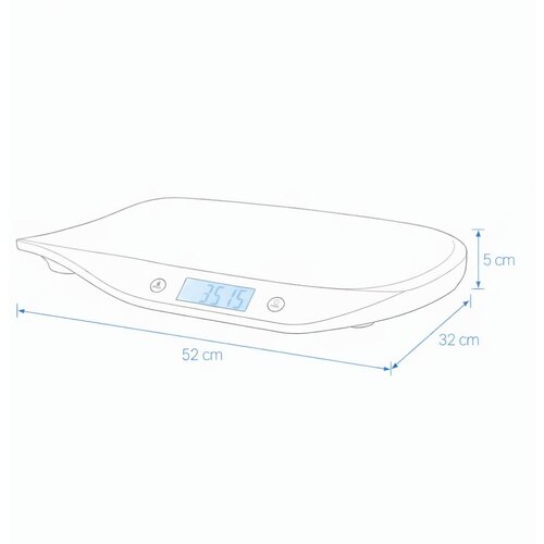 Petite&amp;amp;Mars digitalna vaga za bebe Balance Slike