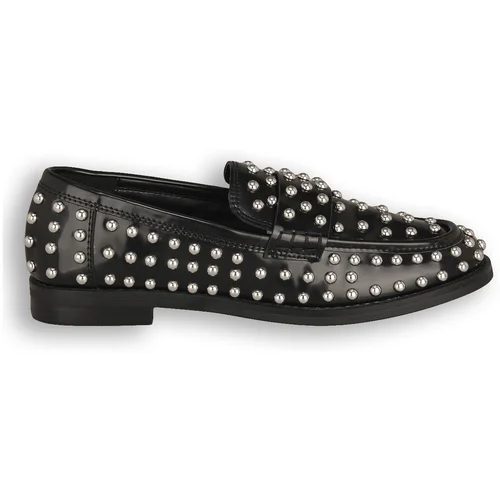 Steve Madden Mokasini BEQUEST BLACK Črna