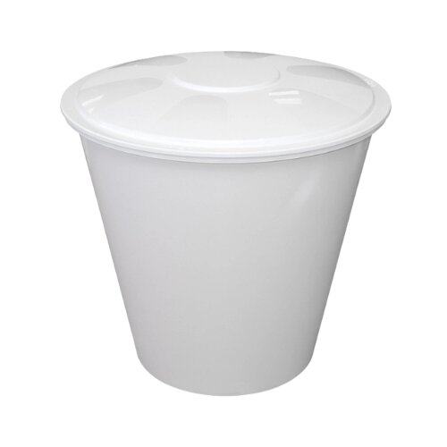  Kaca plastična 210L BELA sa poklopcem Slike