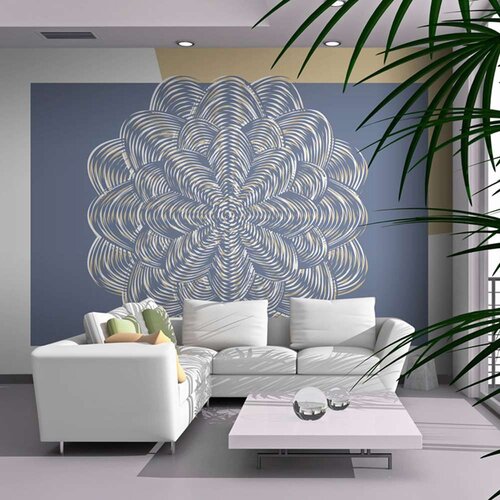  Tapeta - White ornament 200x154 Slike
