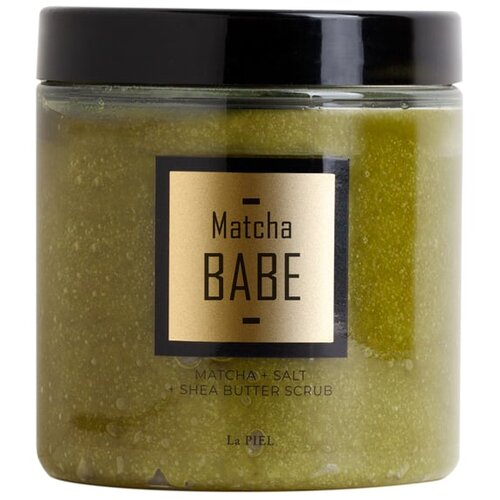 LA PIEL Matcha BABE piling za tijelo od matcha zelenog čaja i soli Slike