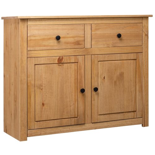 The Living Store Komoda 93x40x80 cm trdna borovina Panama Range - Komoda, (21662463) Cene