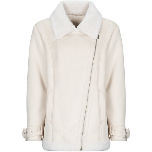 Guess MARISTELLA FAUX SHEARLING Bež Slike