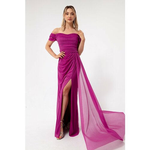 Lafaba Evening & Prom Dress - Pink - Wrapover Slike