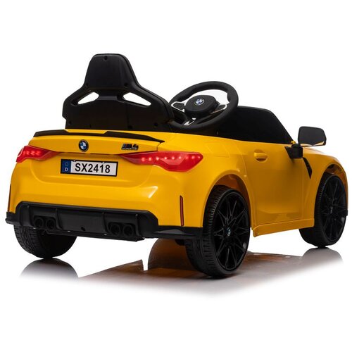  Licencirani auto na akumulator BMW M4 - žuti Slike