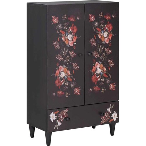 VidaXL Omare za shranjevanje s predalom večbarvno 60 x 33,5 x 100 cm Slike