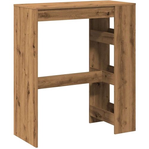 VidaXL Barski stol s držačima boja hrasta 90x40x103,5 cm drveni Slike