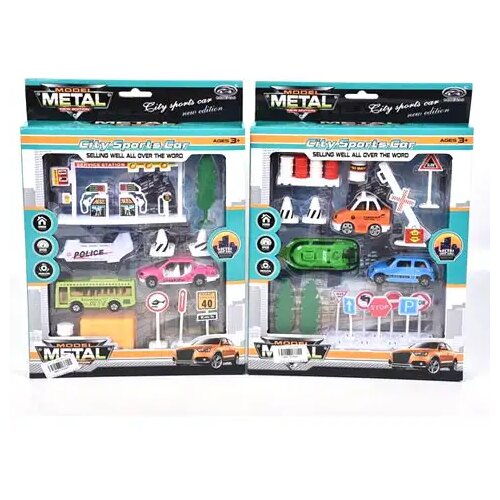 Magic Toys Prometni igralni komplet s helikopterjem, vozili in dodatki Cene