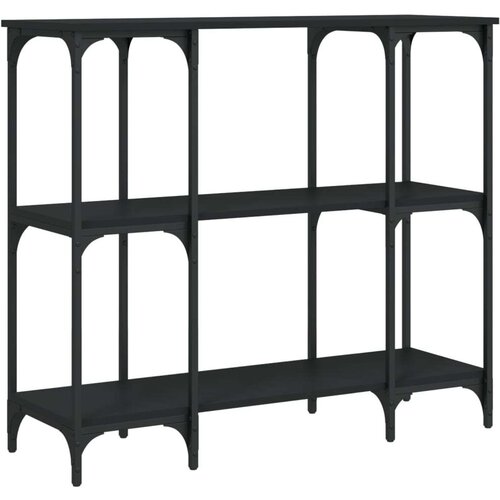  Konzolni stol crni 102 x 35 x 90 cm od konstruiranog drva Slike