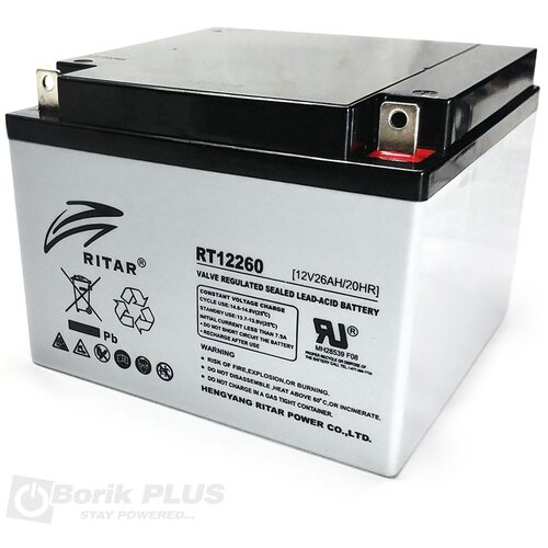 Ritar battery Ritar RT12260 Olovna VRLA baterija 12V 26Ah Slike