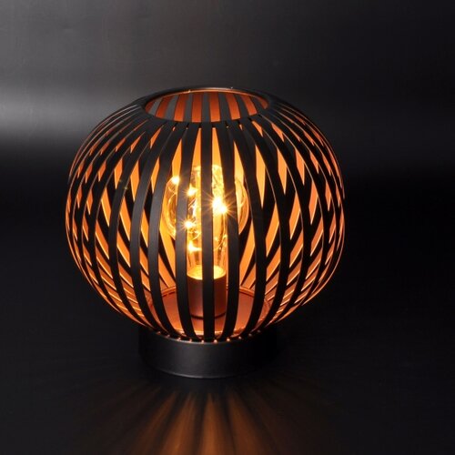 Solight WO3102 - LED dekorativna stona lampa LED/3xAA crna/bakar Slike