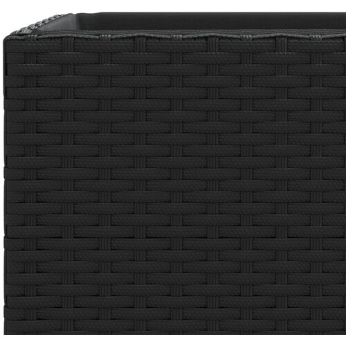  Vrtna sadilica crna 30 x 30 x 60 cm od poliratana Slike