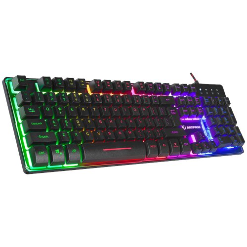 Rampage Tastatura gaming Titan K9 Black USB Rainbow Color Backlit US/EGNLISH Layout FULL SIZE Cijene