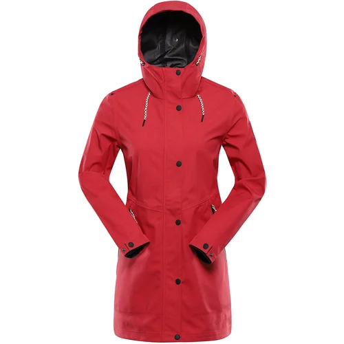 Alpine pro Women's waterproof coat with ptx membrane PERFETA chilli