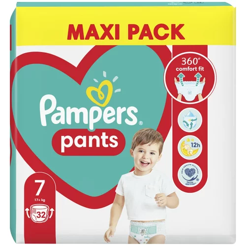 Pampers Active Baby Pants Size 7 jednokratne pelene-gaćice 17+ kg 32 kom