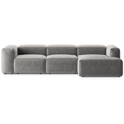 Cosmopolitan Design Svijetlo siva kutna garnitura (s desnim kutom/s ležaljkom) Bergano &amp;ndash; Slike
