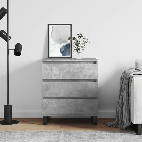 vidaXL Komoda betonsko siva 60x35x70 cm inženirski les Cene
