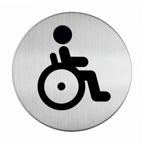 Durable Piktogram - WC invalidi, fi 83mm (4906), (20372258) Cene