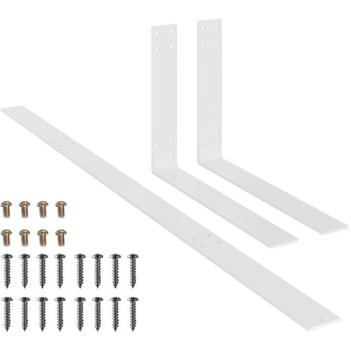  Naslon za sofu od paleta bijeli 110 cm željezni Slike