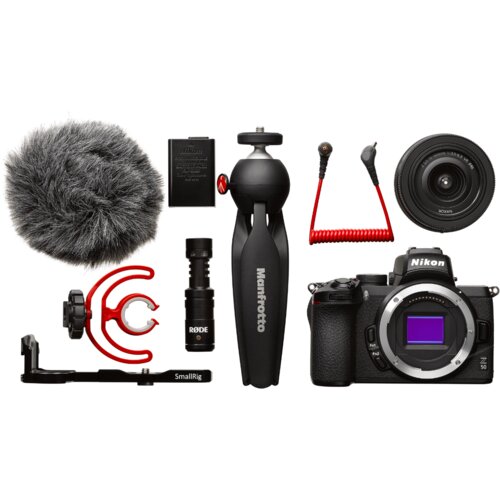 Nikon Z50 Vlogger kit digitalni fotoaparat Slike