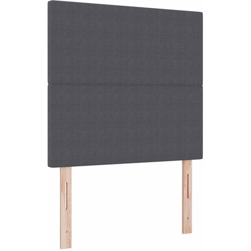  LED glava kreveta Tamno siva 100 cm Kordura tekstil Slike