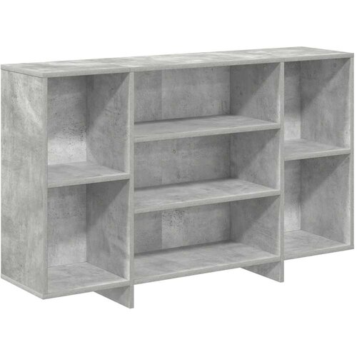  Komoda siva boja betona 120 x 30 x 75 cm od konstruiranog drva Slike