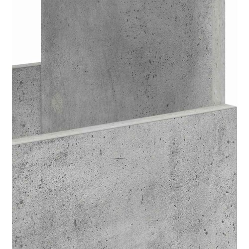  Polica za časopise Betonski sivi 102 x 30 x 45 cm Slike