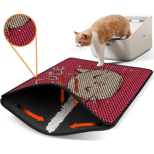 WALLXPERT Nrszn0180 multicolor cat litter mat Cene