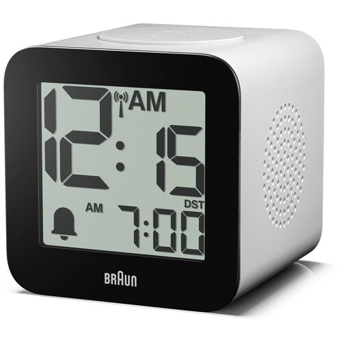 Braun BC 25 WP-DCF wei&amp;szlig; Funkwecker mit Sprachausgabe Slike