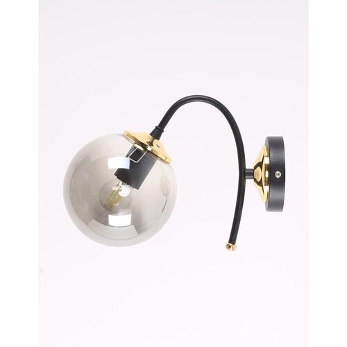Squid Lighting Črna/siva stenska svetilka ø 15 cm Yoyo – Cene