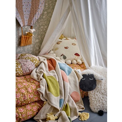 Bloomingville Mini Kremno bela otro&amp;scaron;ka odeja 130x160 cm Clennie &amp;ndash; Slike
