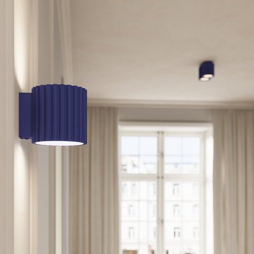 Sollux Plavi metalni reflektor 10x21 cm Zora &amp;ndash; Slike