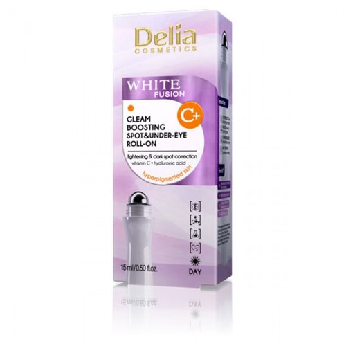 Delia WHITE FUSION C+ Roll-on za područje ispod očiju za izbeljivanje kože 15ml Cijene