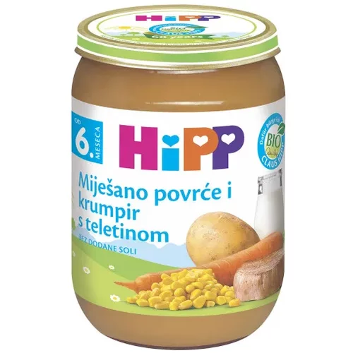 Hipp kašica povrće, krompir i teletina 190g