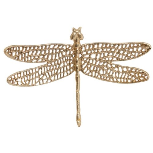 Light & Living Kovinska stenska dekoracija 36x24 cm Dragonfly – Cene