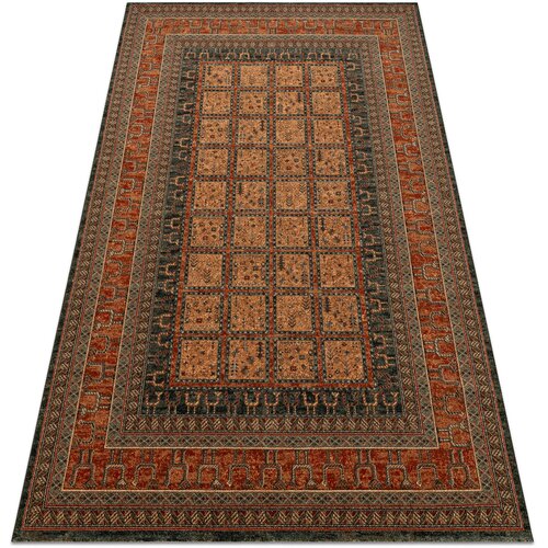 RugsX Preproge Preproga volna KASHQAI 4349 500 orientalski, okvir 160x240 cm Bordo Cene