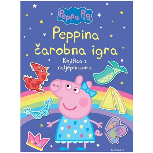 Peppa Pig slikovnica bojanka čarobna igra + naljepnice 39012405