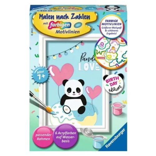 Ravensburger Slikanje po številkah - Panda Love - 1 k. Cene