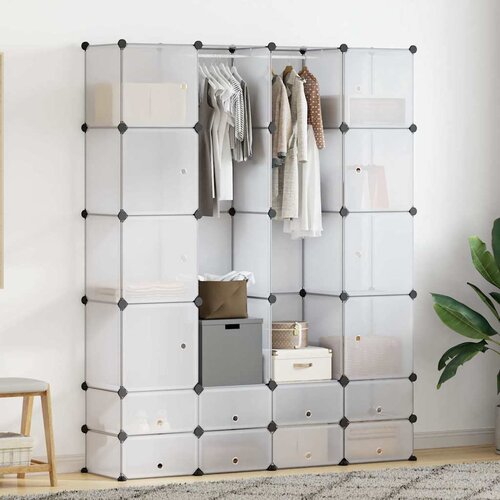  Modularni ormarić s 18 pretinaca bijeli 37 x 146 x 180,5 cm Cene