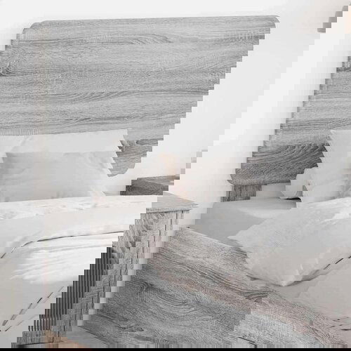  Uzglavlje s uzglavljem Siva Sonoma 80 cm Konstruirano drvo Cijene