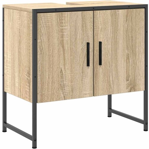  Set namje&amp;scaron;taja za kupaonicu 3 kom. Smeđa 60 x 33 x 60 cm Slike