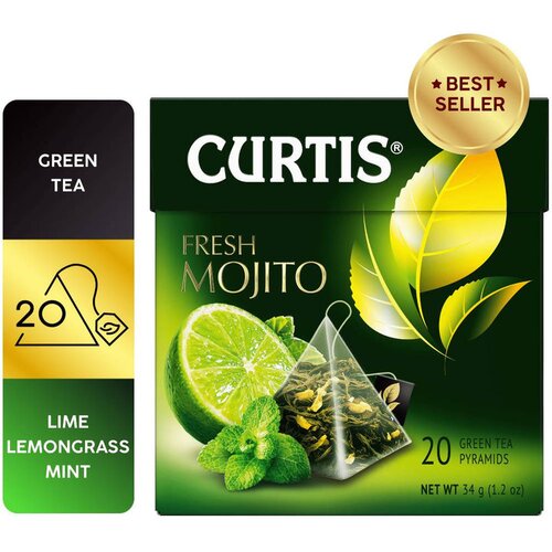 Curtis Zeleni čaj sa mohito aromom korom citrusa i mentom Fresh Mojito 20/1 Cene