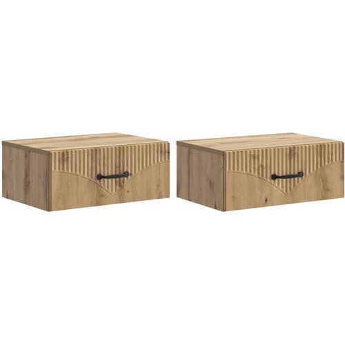  Stenski nočni omarici 2 pcs Artisan hrast 49 x 34,5 x 20 cm, (5000209992) Cene