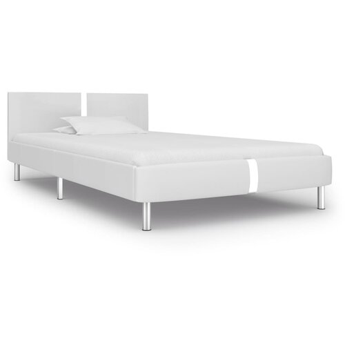  Okvir za krevet od umjetne kože bijeli 90 x 200 cm Cene
